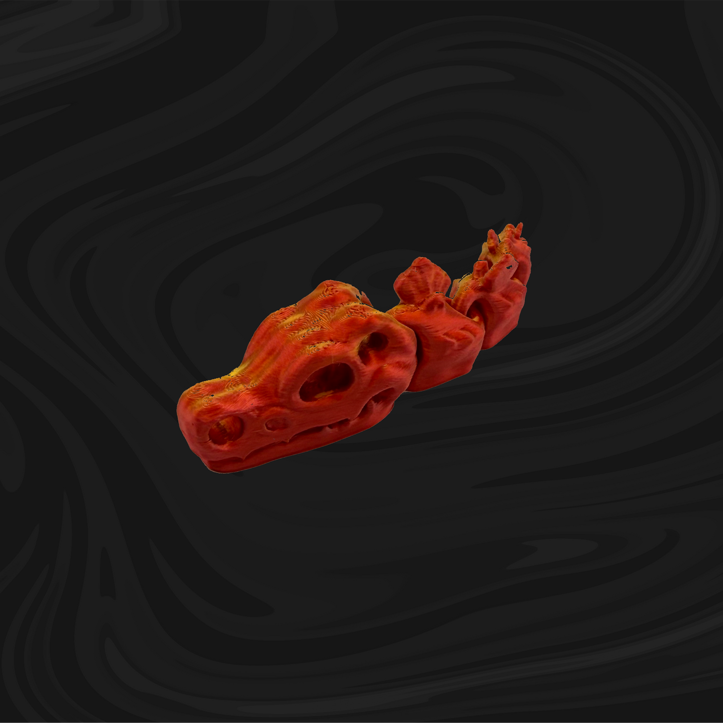 FLEXI CZASZKA KOLOR OGNISTY